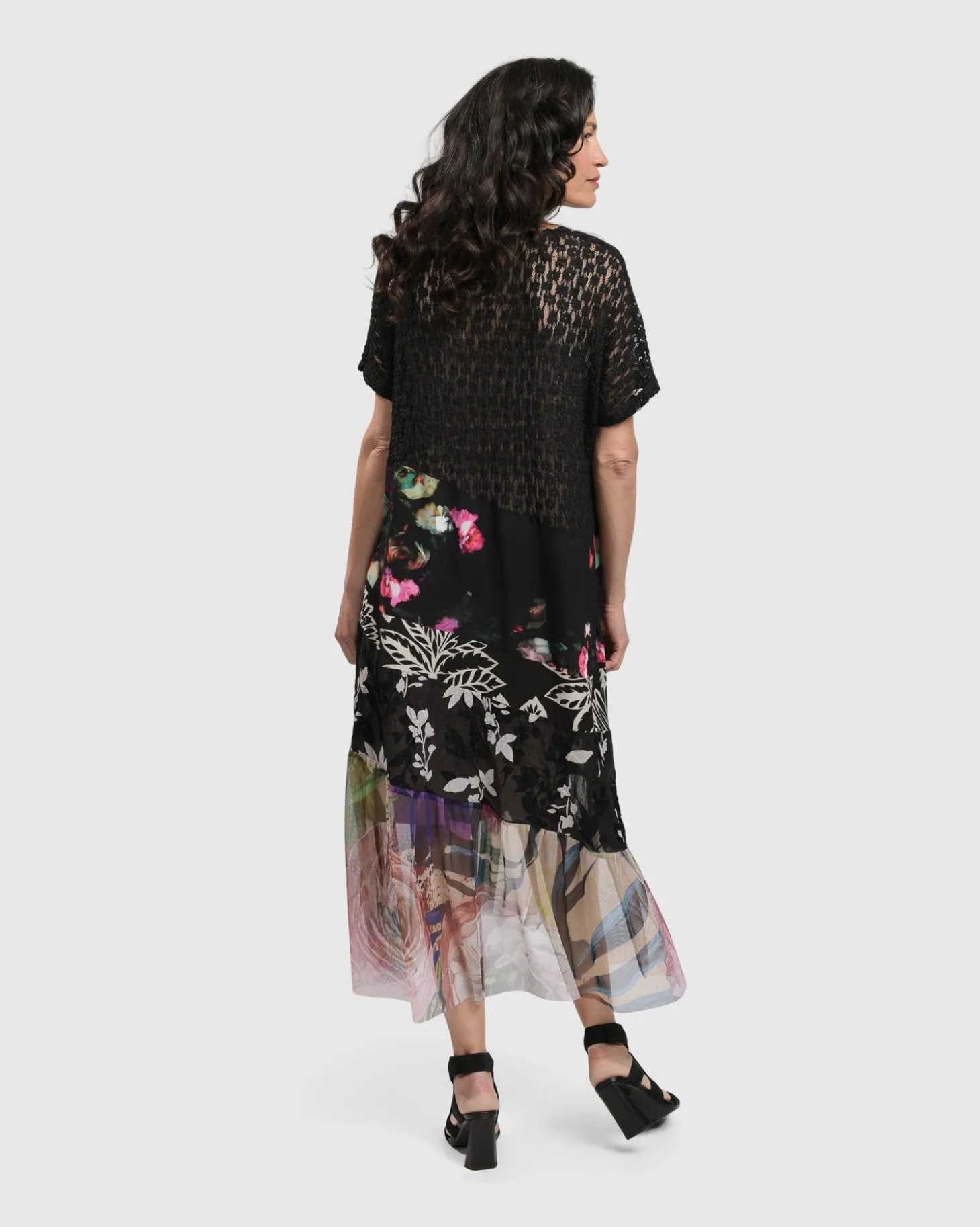 Women Alembika Adaline Tiered Maxi Dress, Floral