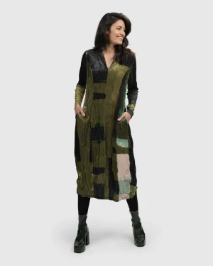 Women Alembika Al Fresco Cocoon Dress, Olive