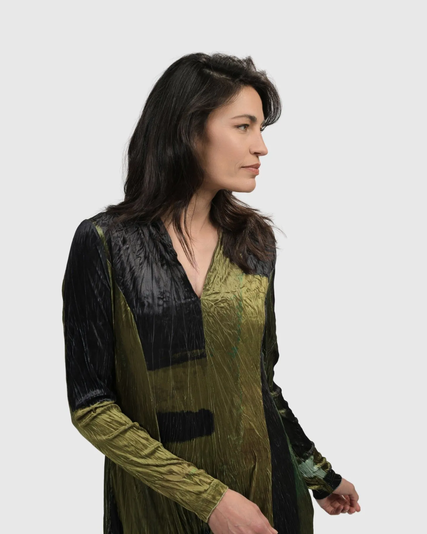 Women Alembika Al Fresco Cocoon Dress, Olive