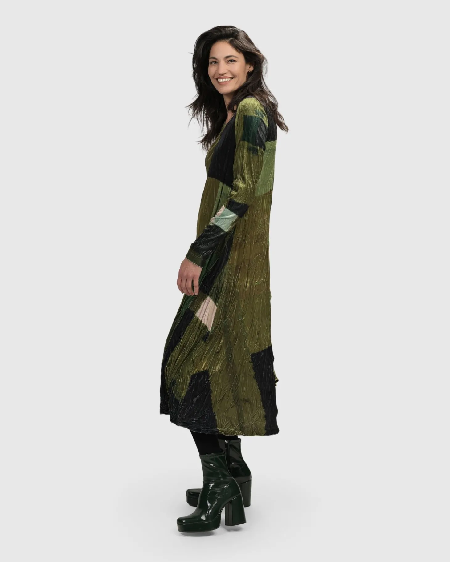 Women Alembika Al Fresco Maxi Dress, Olive