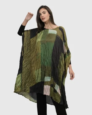 Women Alembika Al Fresco Muumuu Dress, Olive