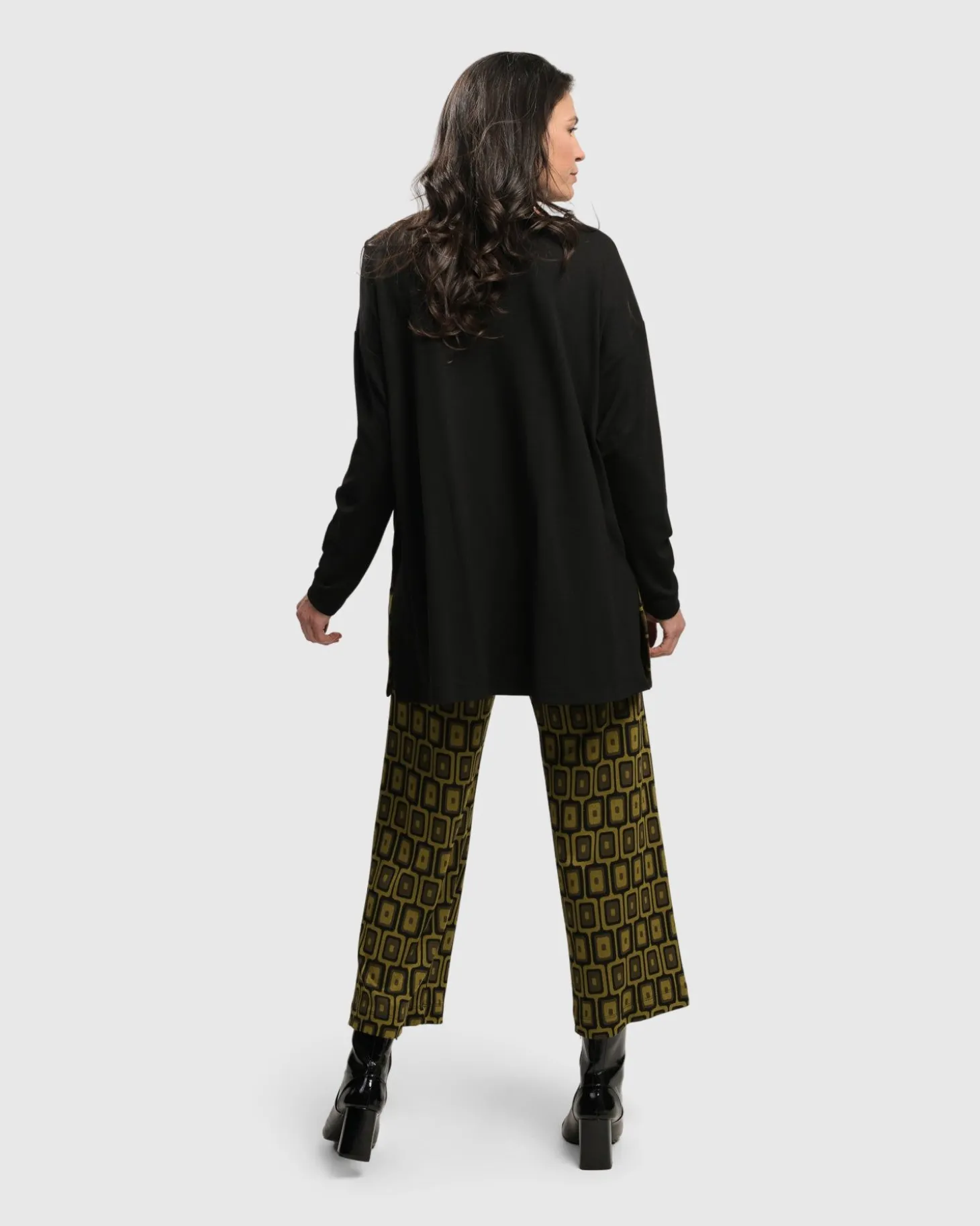 Women Alembika Alice Apron Pocket Top, Chartreuse