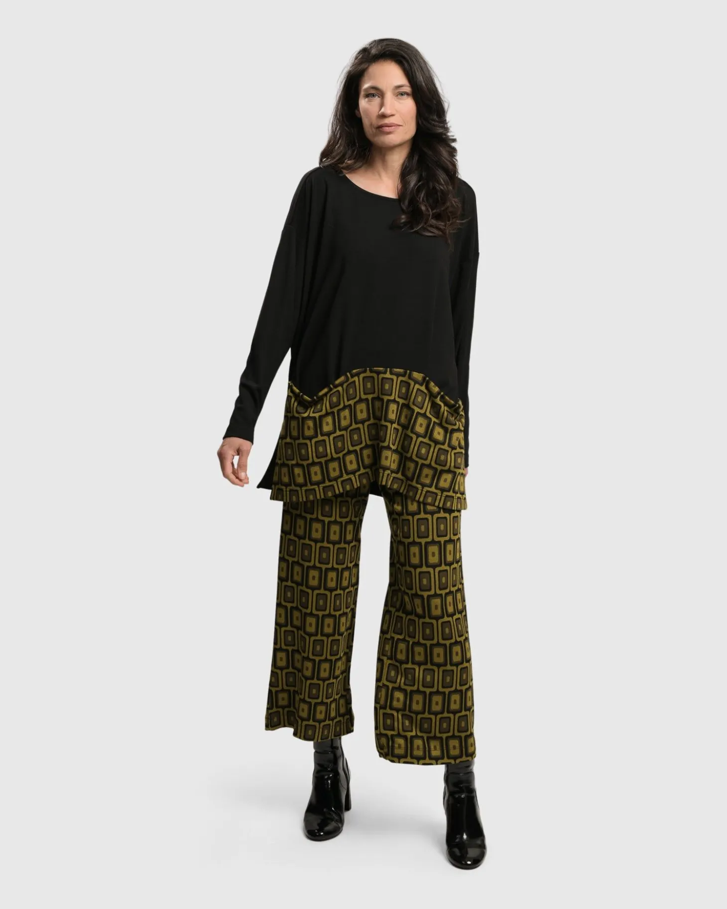 Women Alembika Alice Apron Pocket Top, Chartreuse