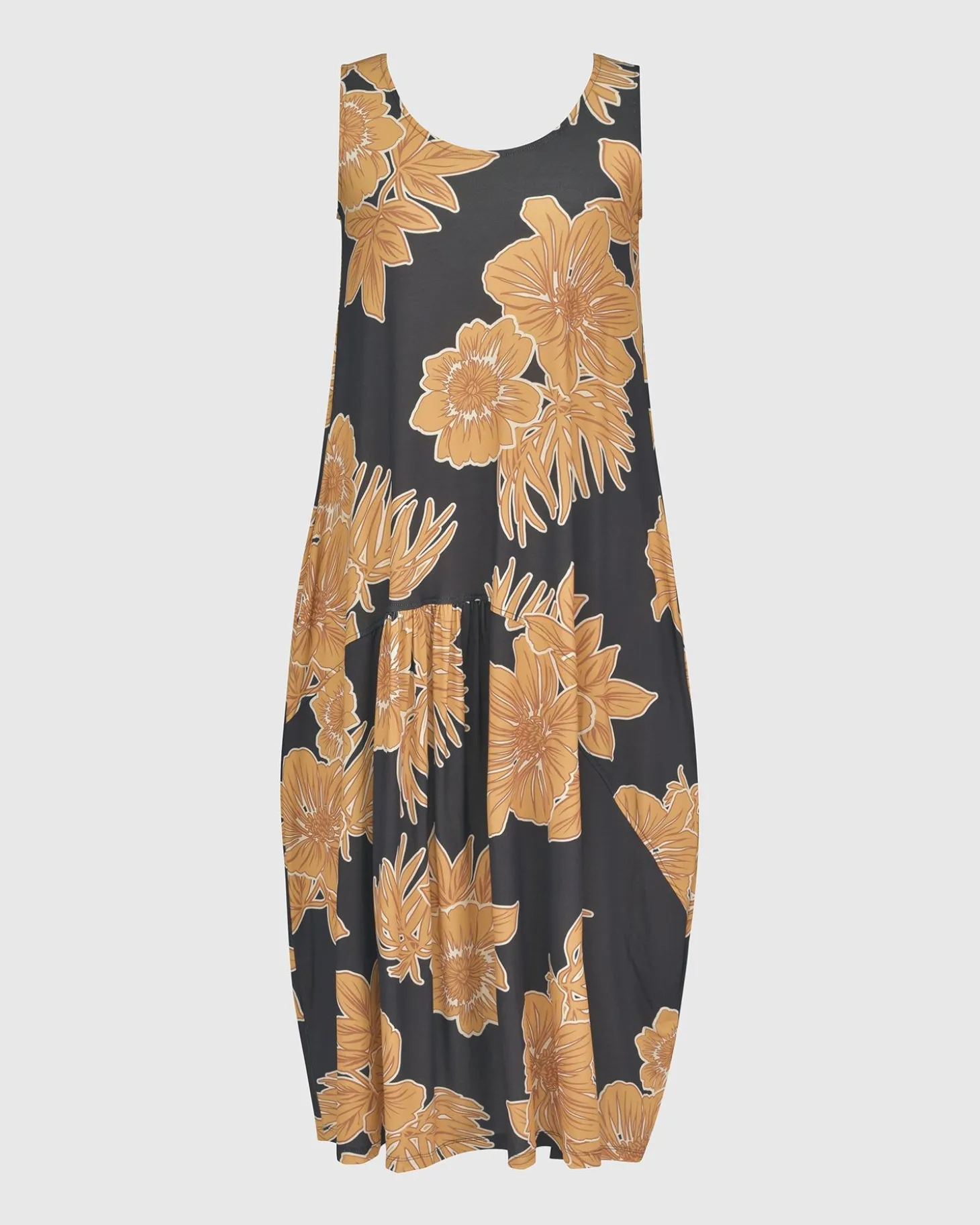 Women Alembika Aloha Sleeveless Maxi Dress, Gold