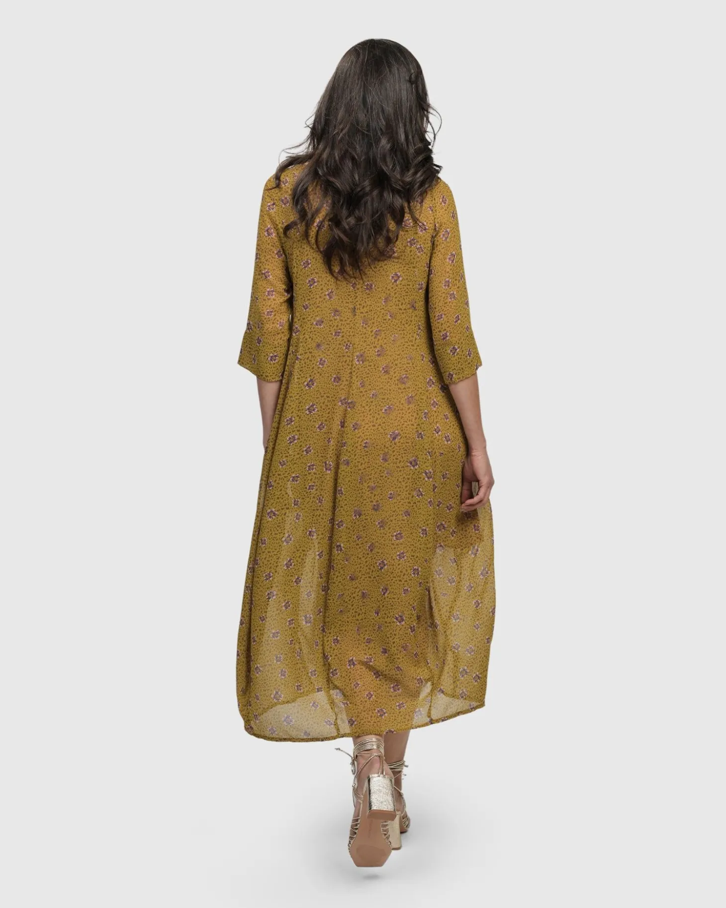 Women Alembika Amelie V-Neck Caftan, Meadow