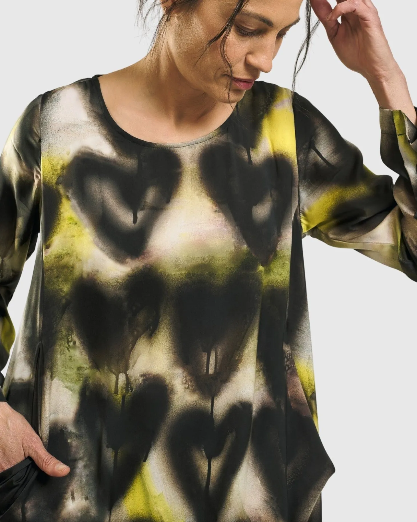 Women Alembika Amore Tunic Top, Hearts