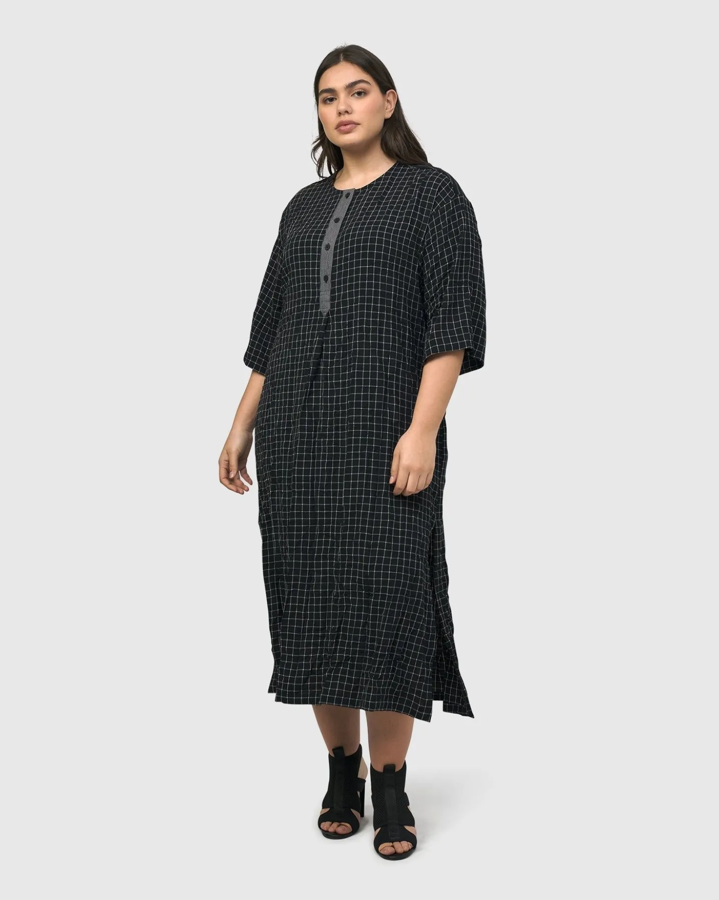 Women Alembika Aphrodite Caftan Dress, Net