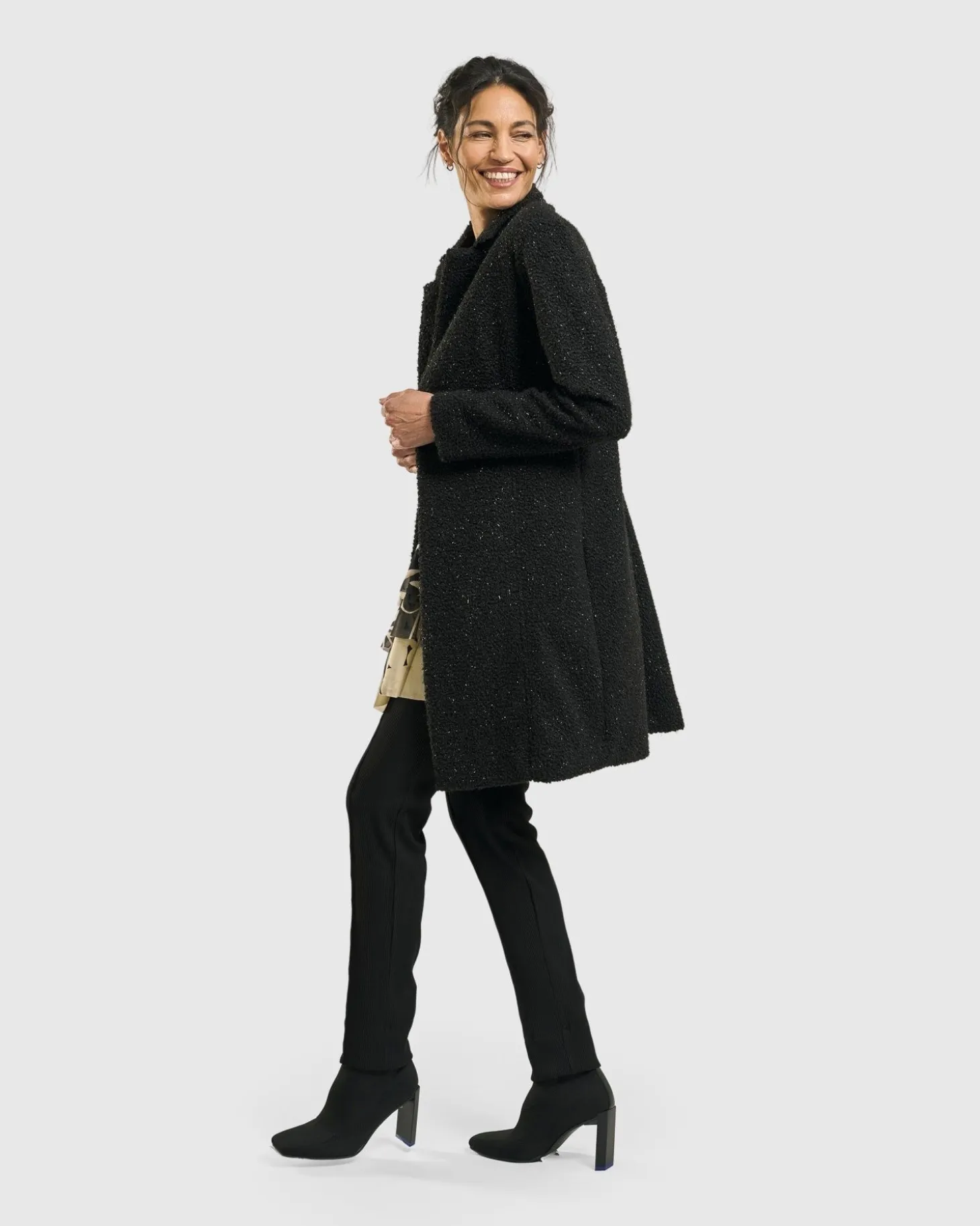 Women Alembika Aquarius Cardigan Jacket, Charcoal