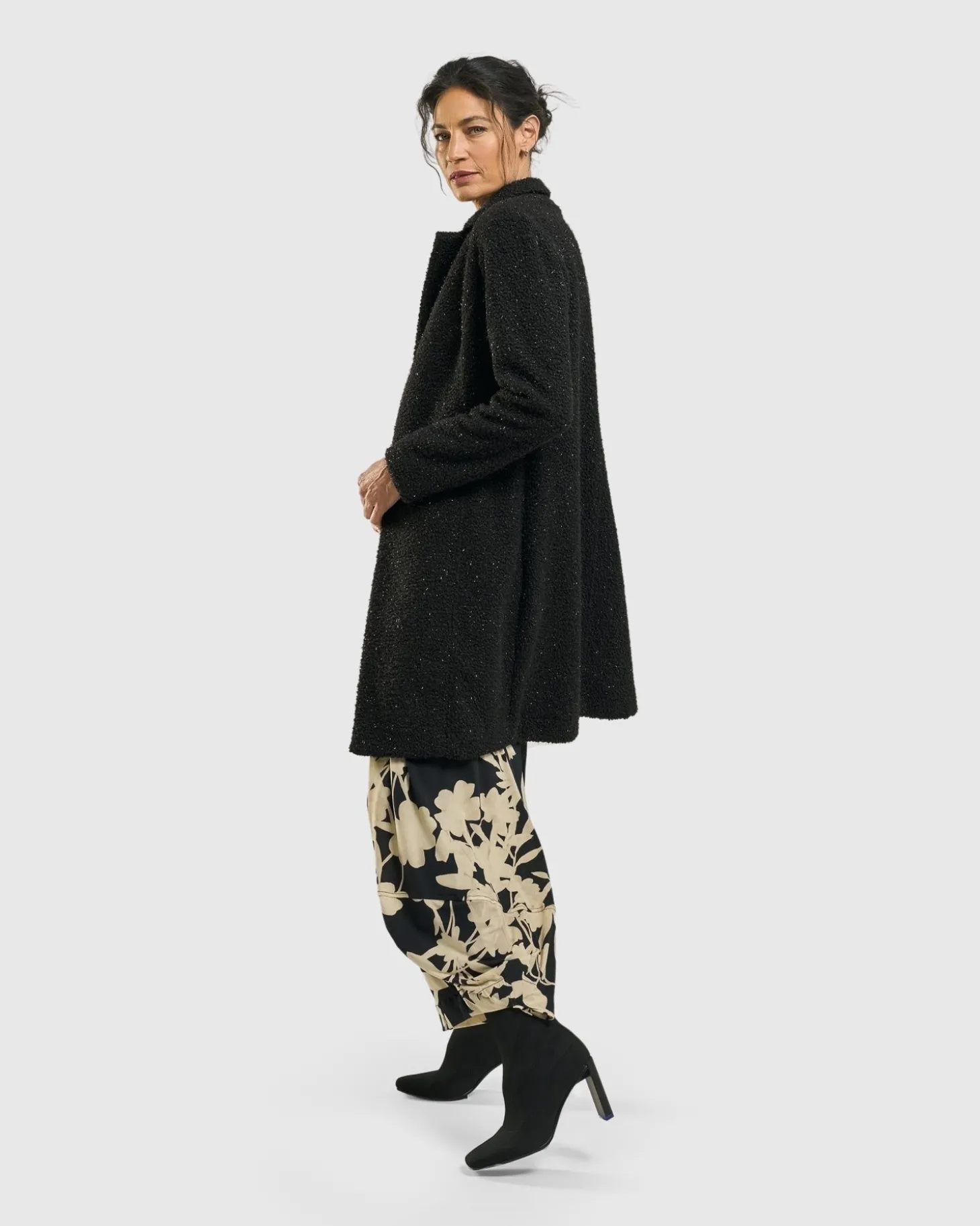 Women Alembika Aquarius Cardigan Jacket, Charcoal