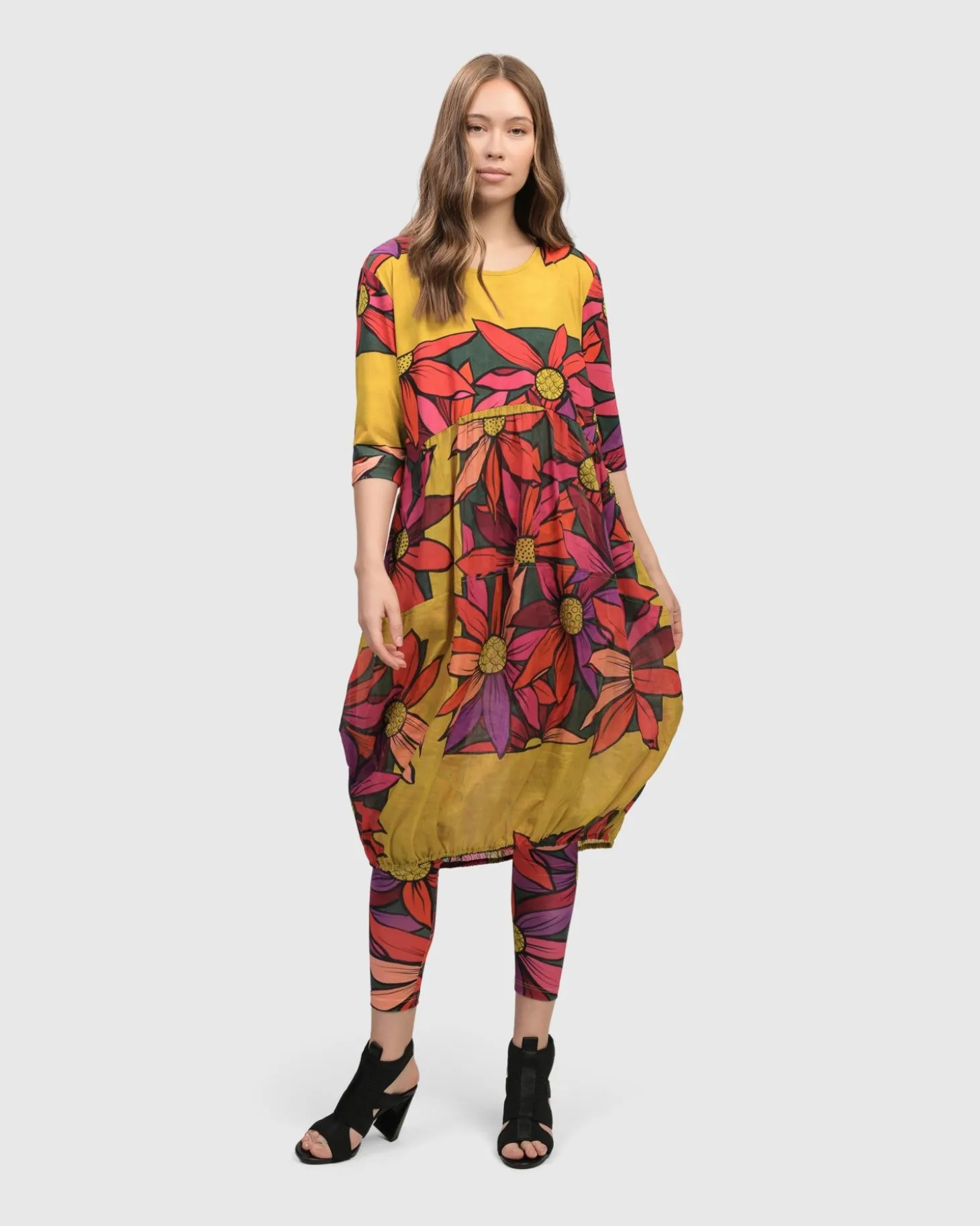 Women Alembika Artisan Leggings, Bouquet