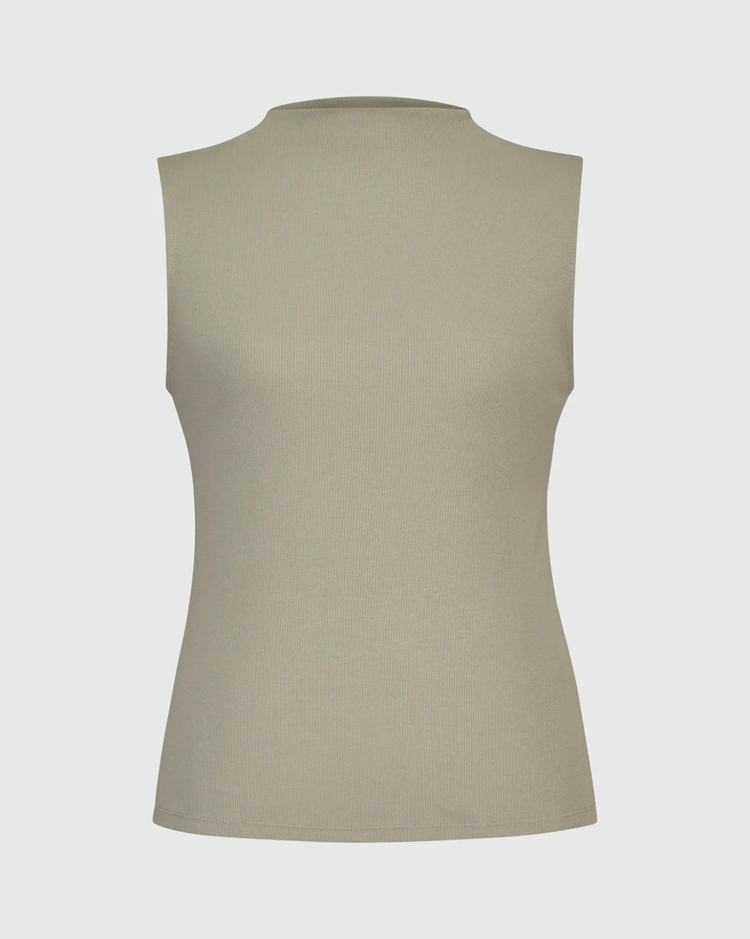 Women Alembika Asana High-Neck Top, Nature