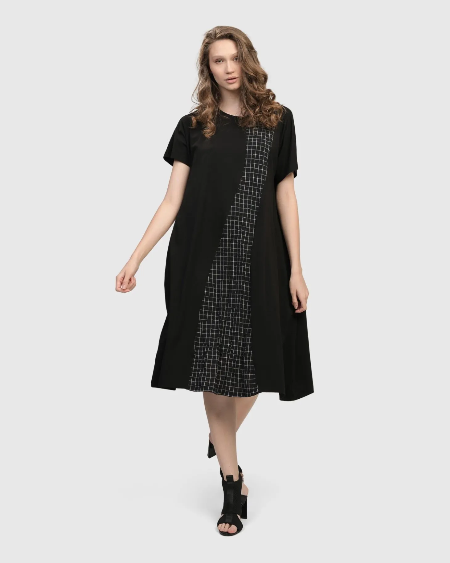 Women Alembika Athena Relaxed Cocoon Dress, Net