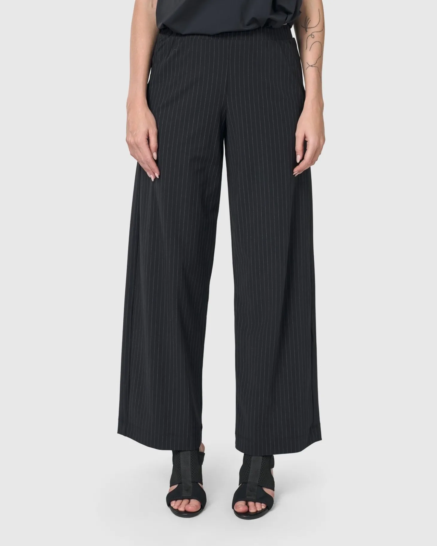 Women Alembika Audrey Straight Leg Pants, Pinstripes