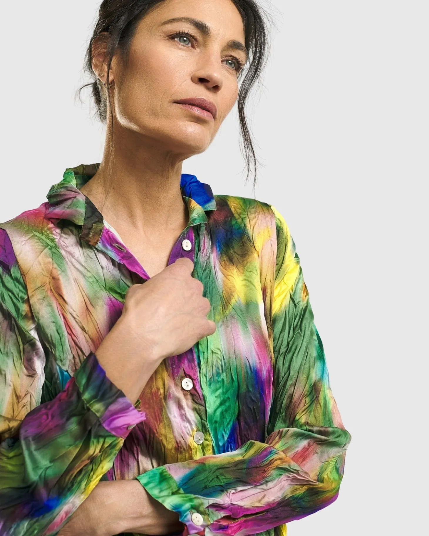 Women Alembika Aurora Wonderful Pocket Dress, Watercolor