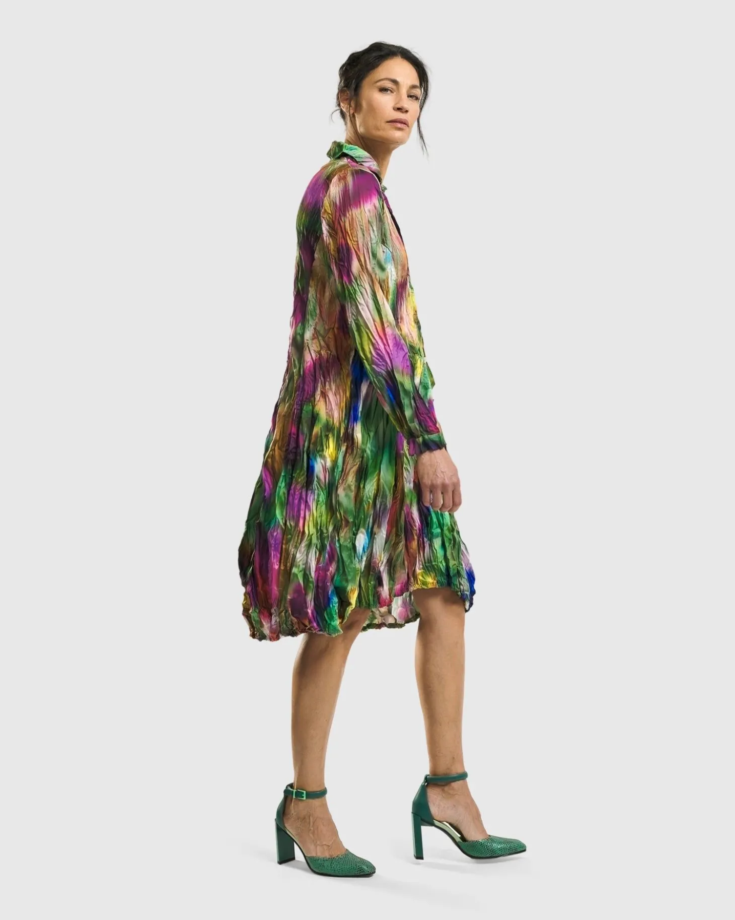 Women Alembika Aurora Wonderful Pocket Dress, Watercolor