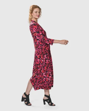 Women Alembika Begonia Cocoon Dress, Petals
