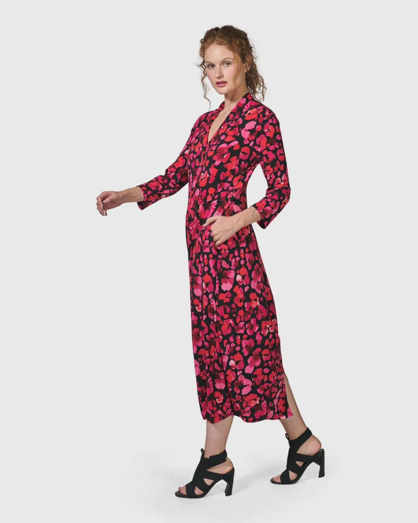 Women Alembika Begonia Cocoon Dress, Petals