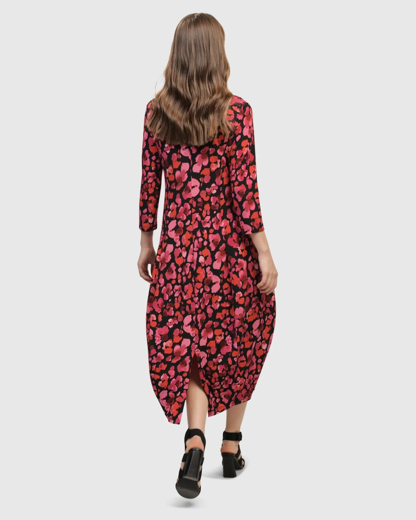 Women Alembika Begonia Cocoon Dress, Petals