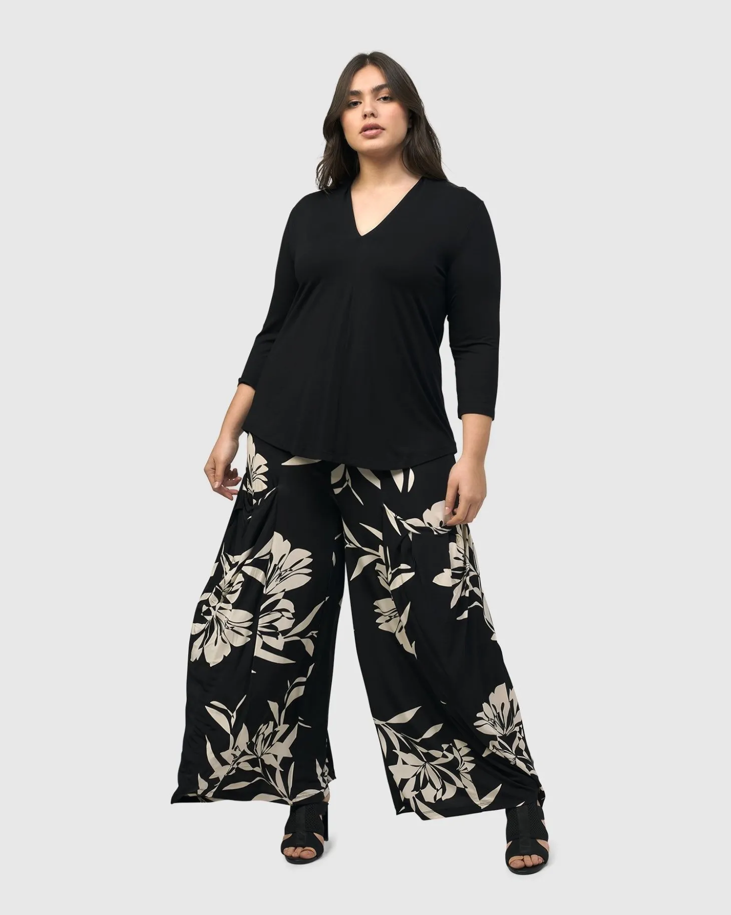 Women Alembika Benedetta Palazzo Pants, Floral