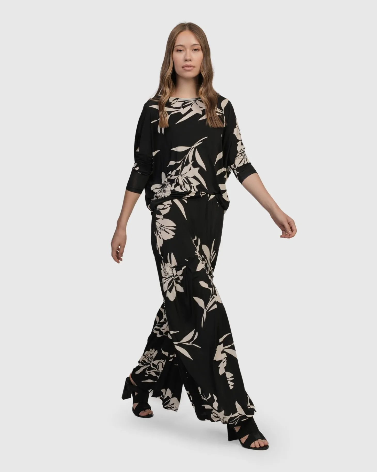 Women Alembika Benedetta Palazzo Pants, Floral