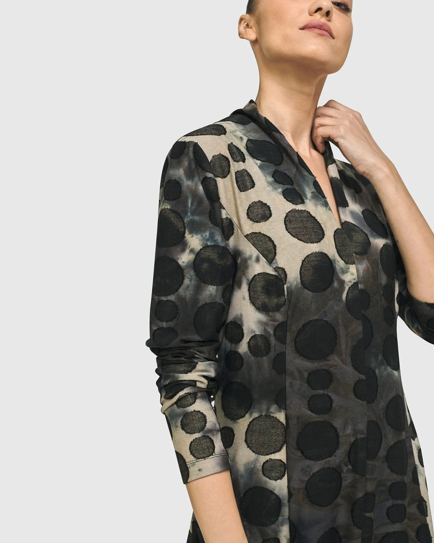 Women Alembika Bermuda Cocoon Dress, Coffee