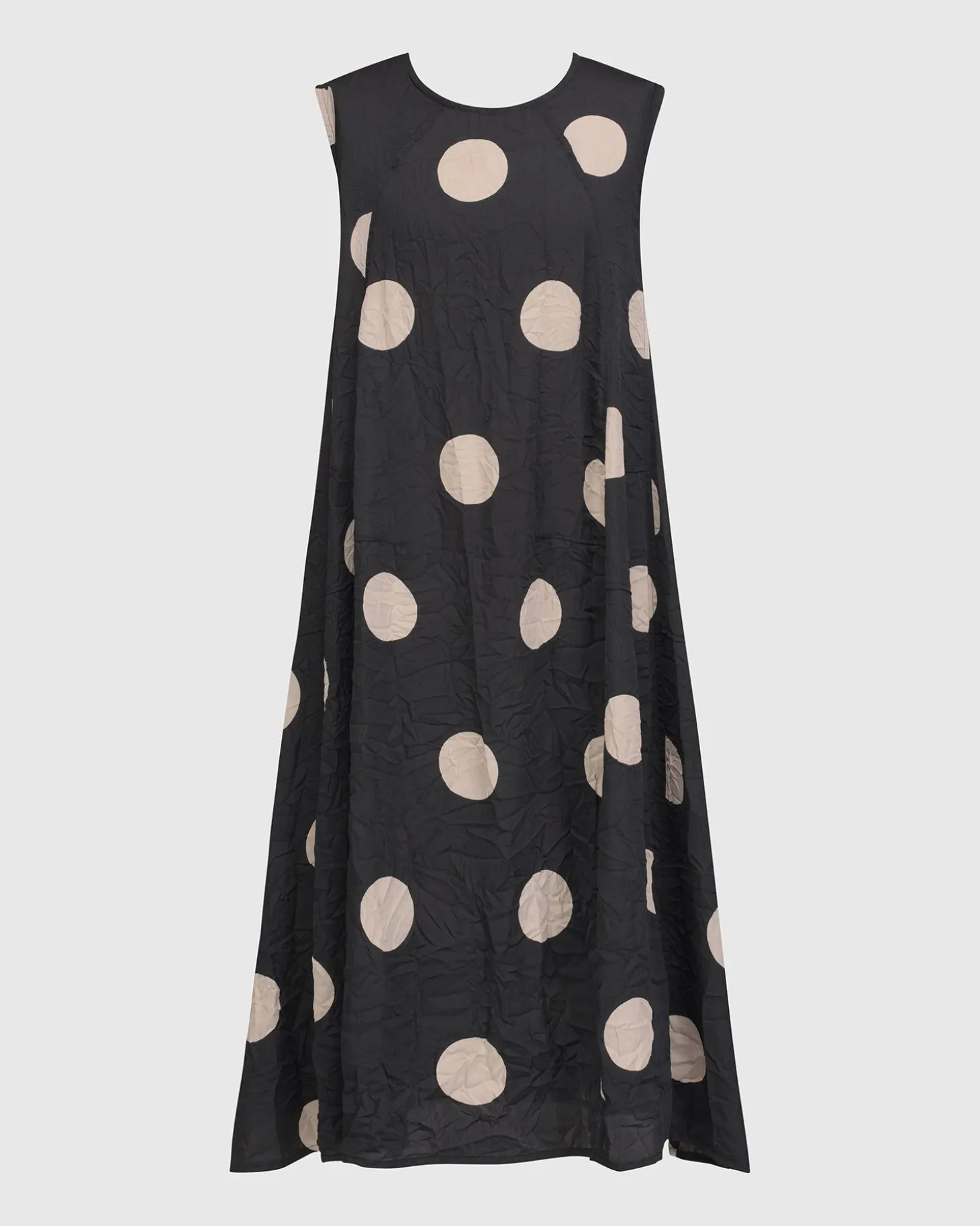 Women Alembika Bold Dot, Sleeveless Maxi Dress, Lace