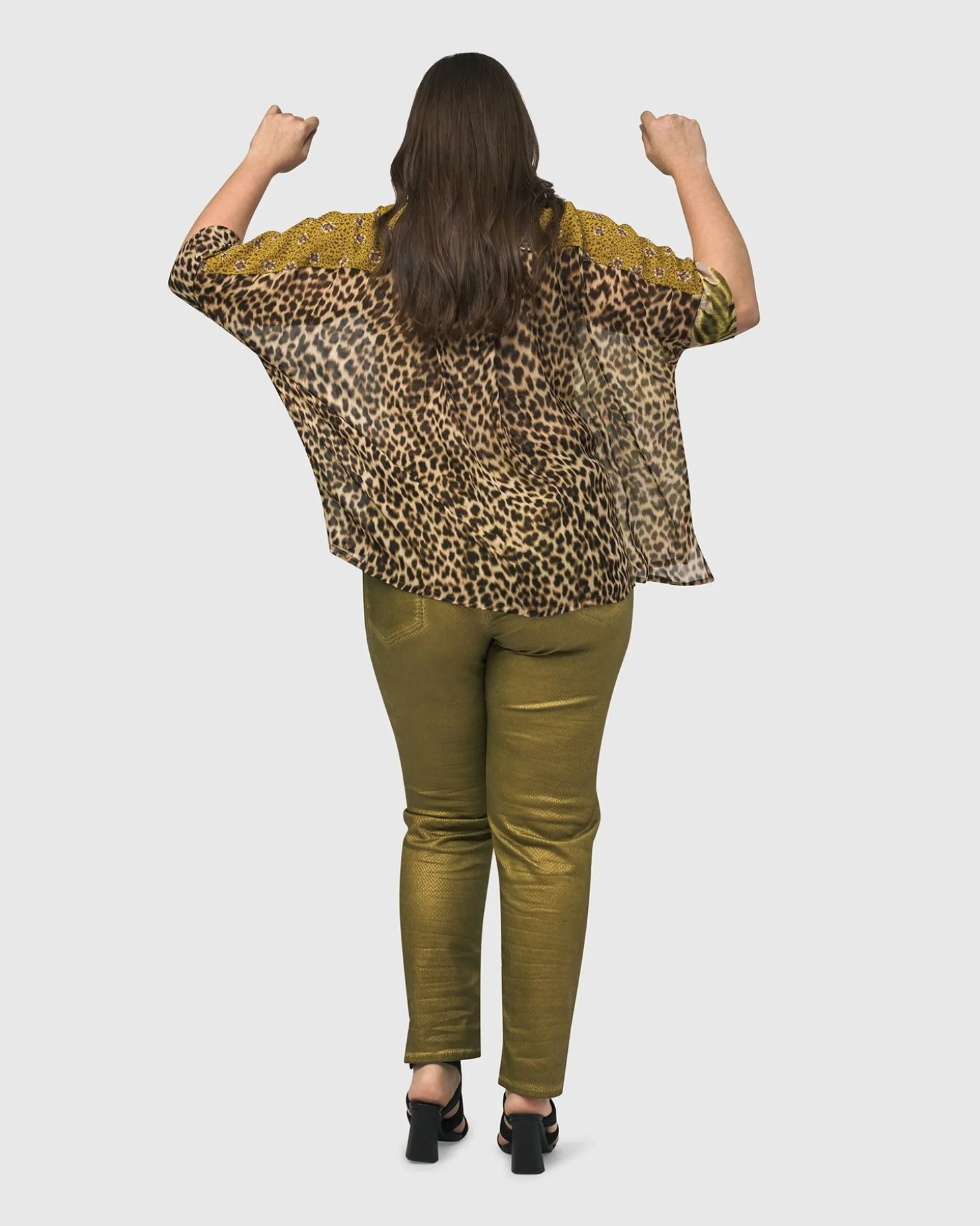 Women Alembika Bon Voyage Button Down Shirt, Mix