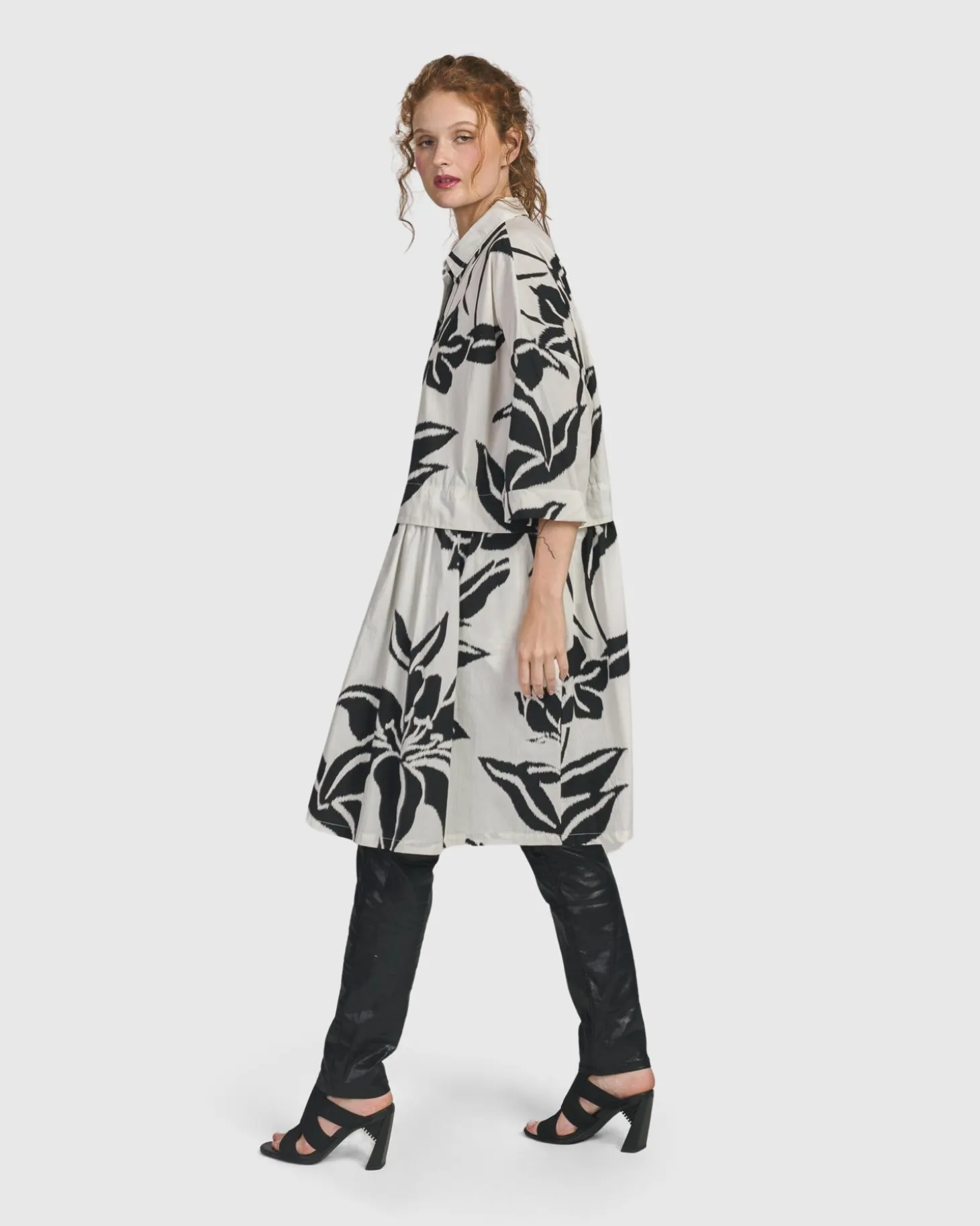 Women Alembika Botanica Oversized Babydoll Top, Lilly