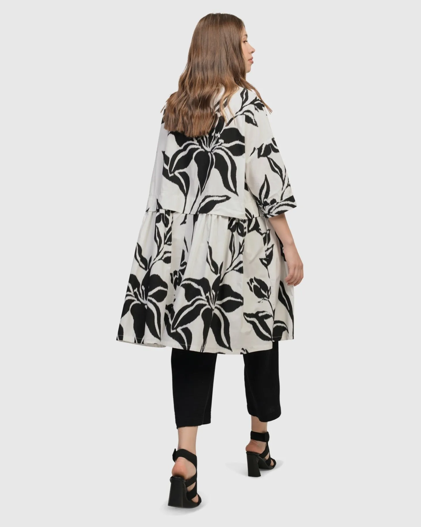 Women Alembika Botanica Oversized Babydoll Top, Lilly