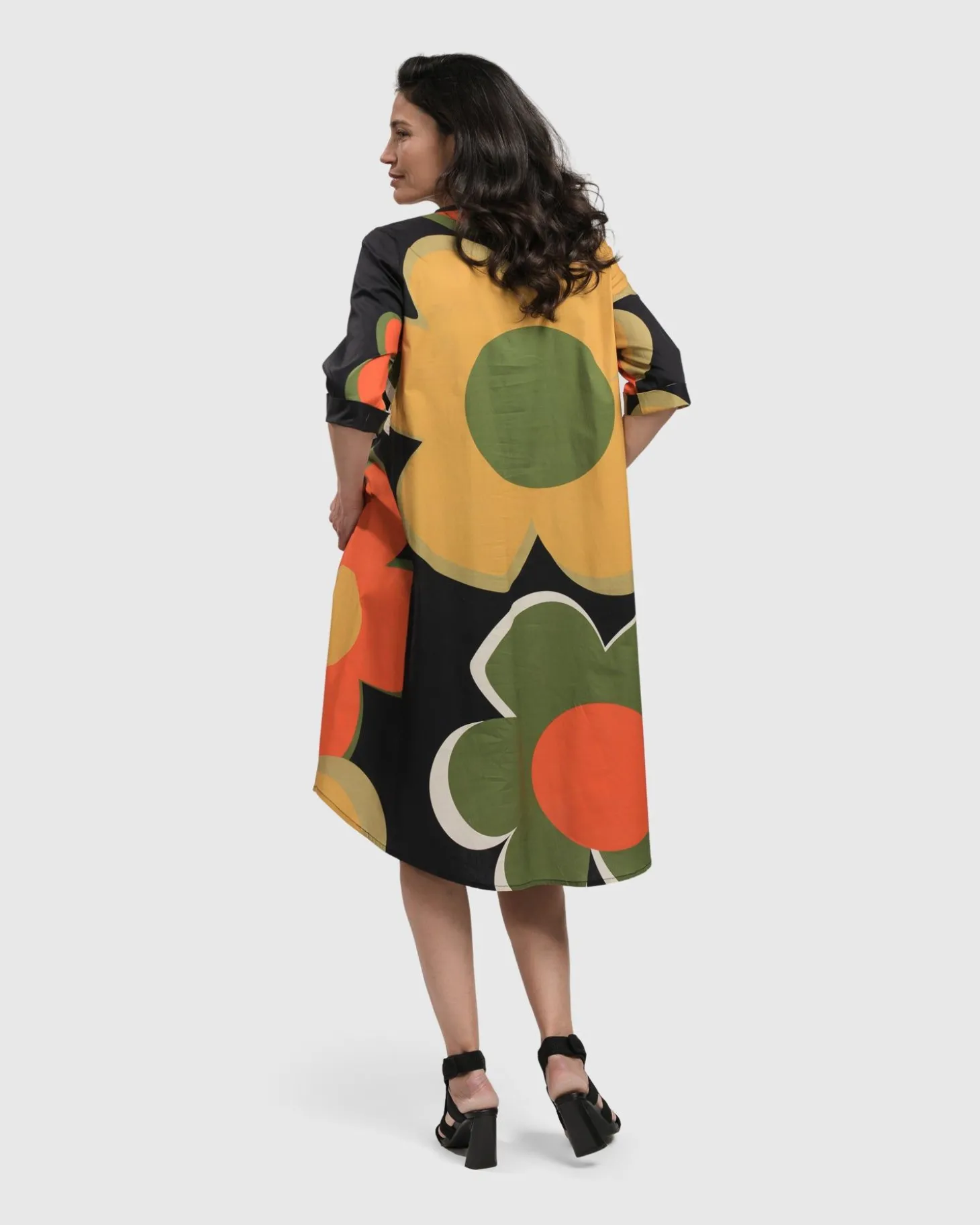 Women Alembika Brenda Oversized Shirt Dress, Floral