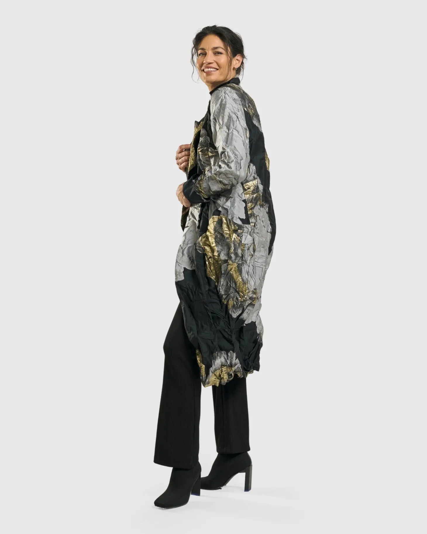 Women Alembika Byzantine Jacket, Gold
