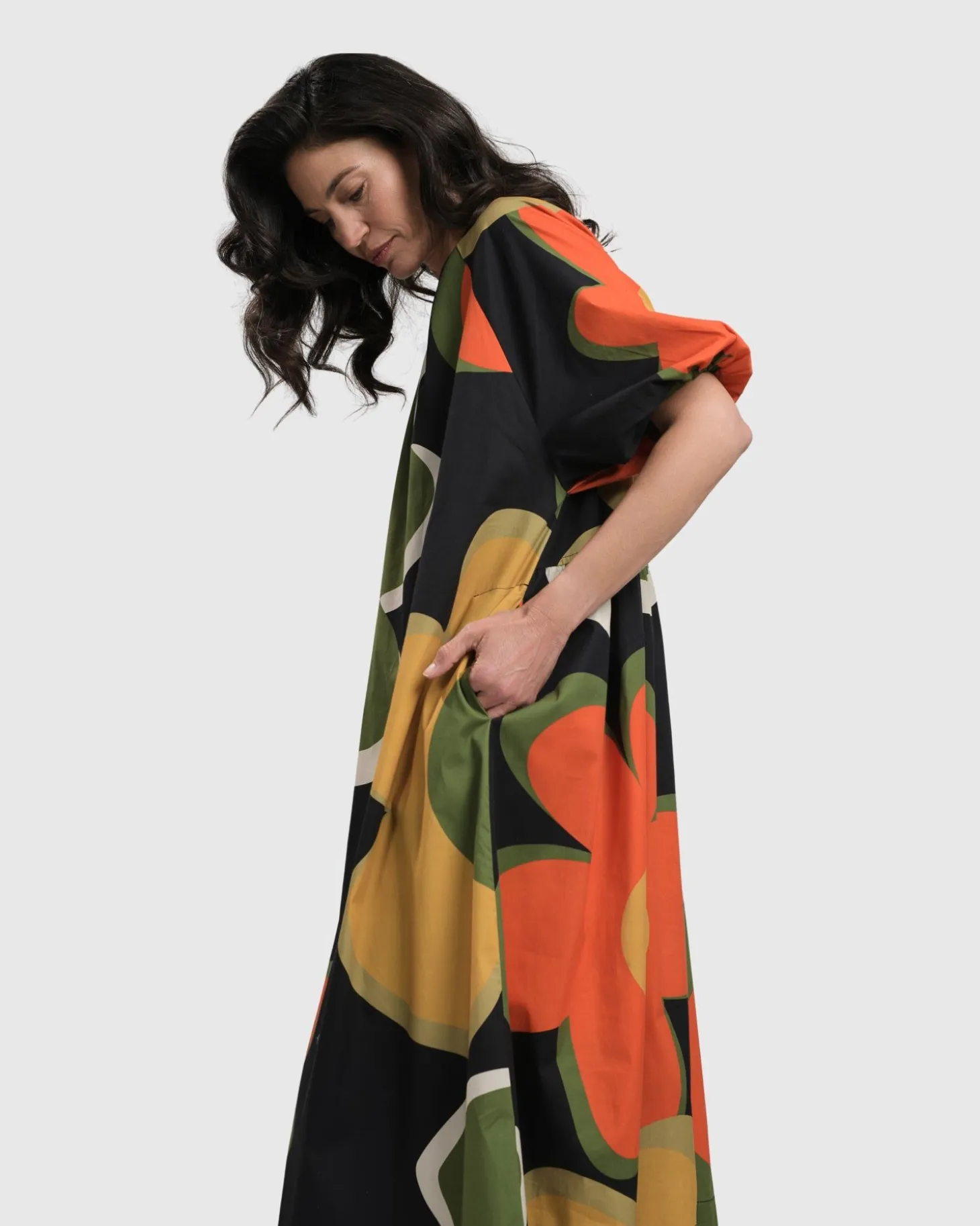 Women Alembika Carol Muumuu Dress, Floral