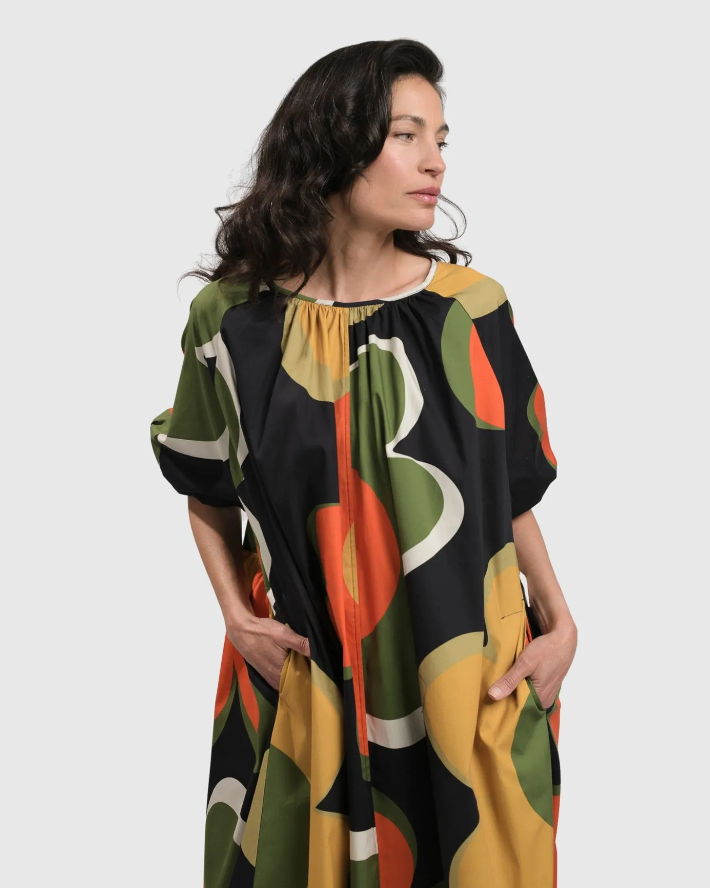 Women Alembika Carol Muumuu Dress, Floral