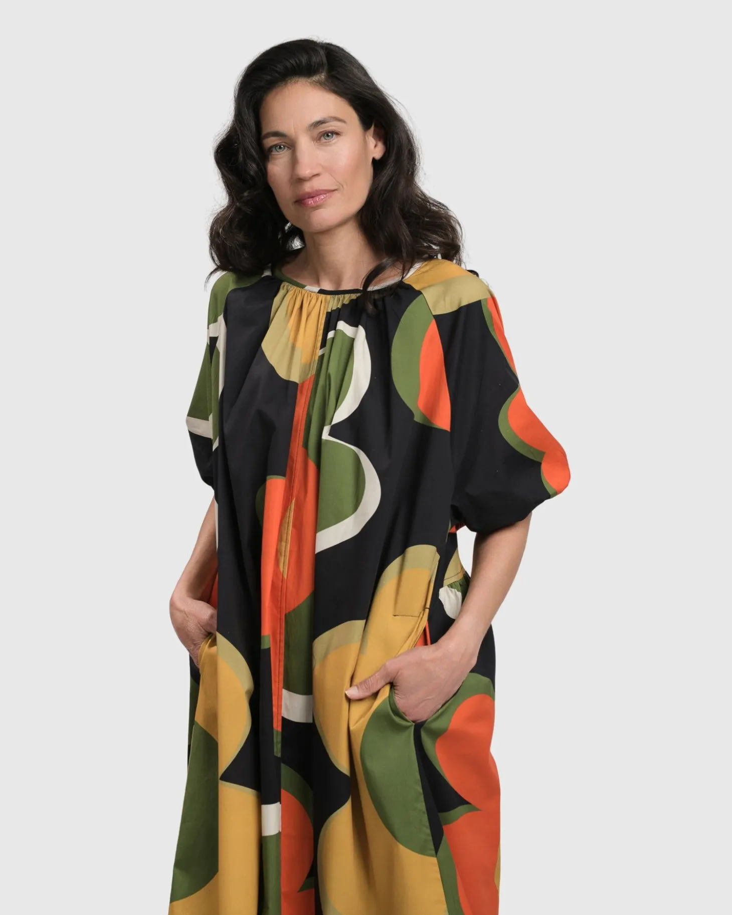 Women Alembika Carol Muumuu Dress, Floral