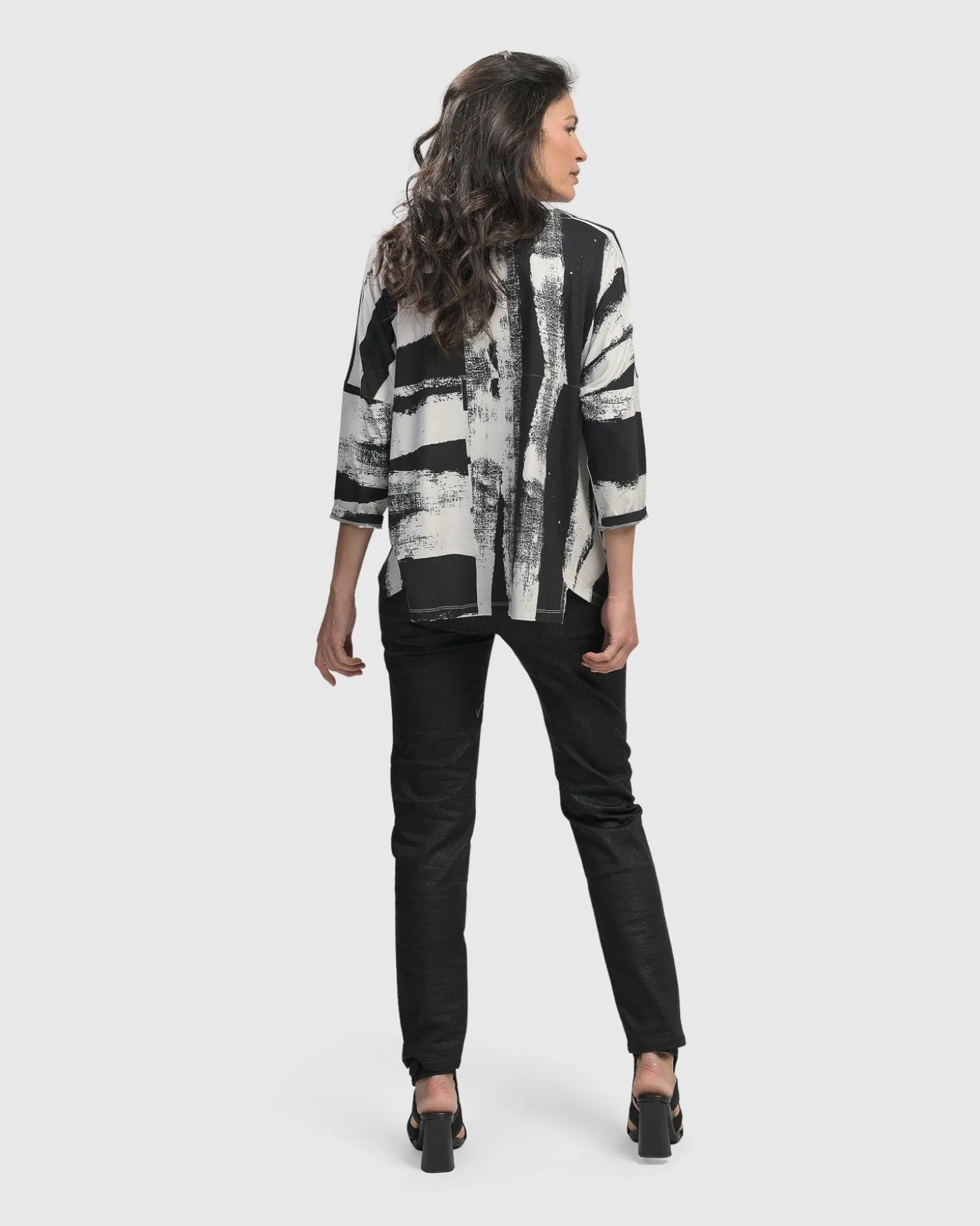Women Alembika Charisma, Cutaway Boxy Top, Grunge