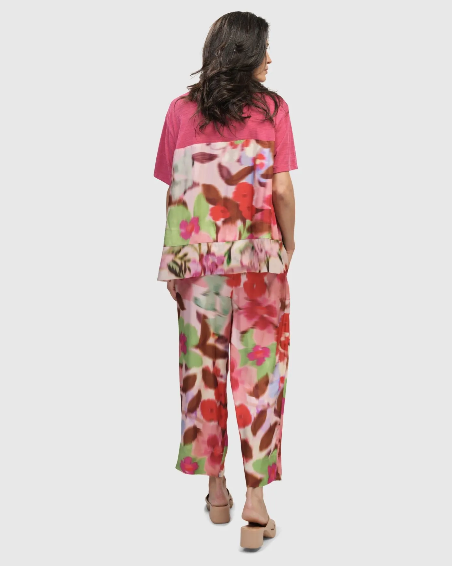 Women Alembika Cherry Blossom Tee, Blush