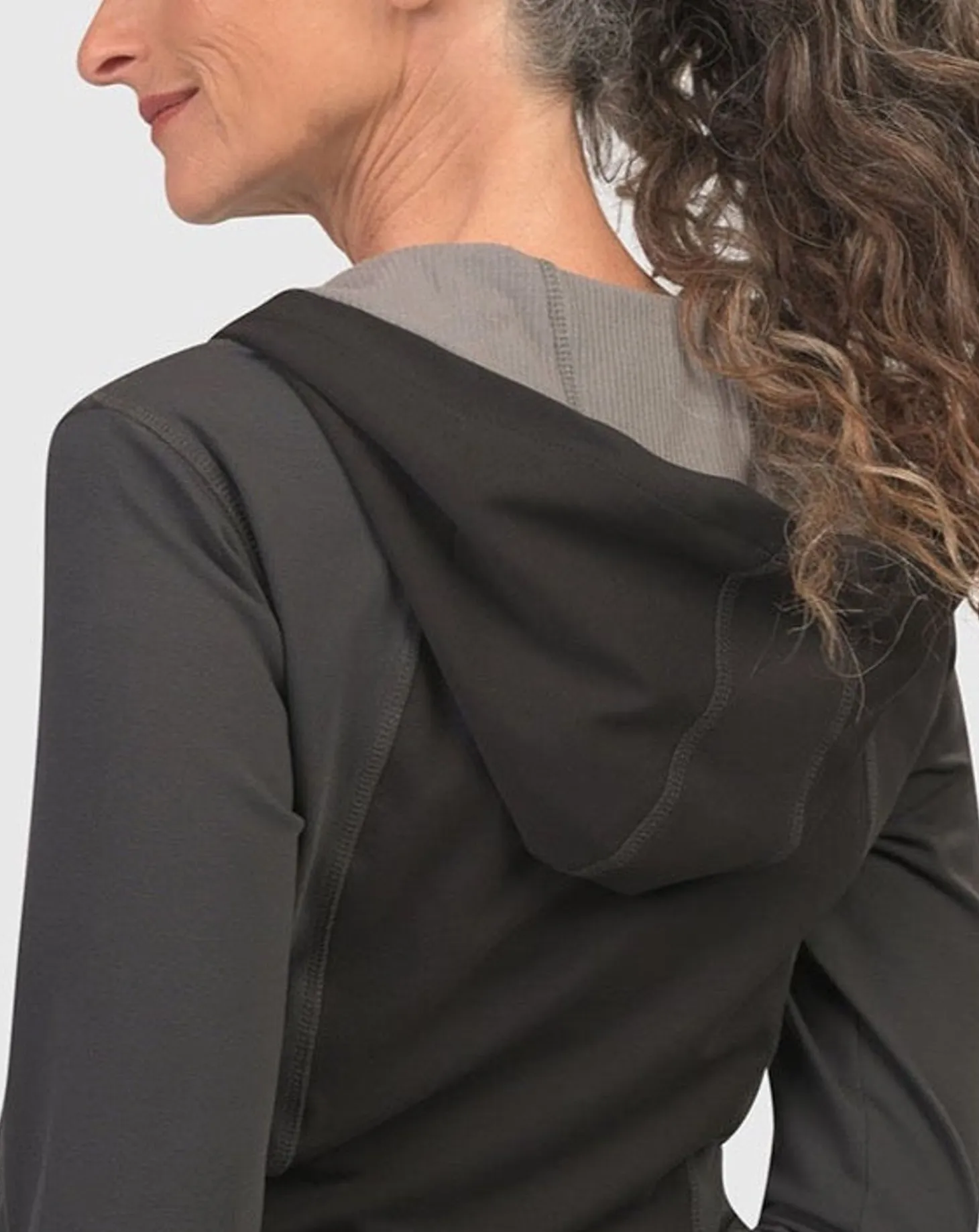 Women Alembika Chi Contour Hooded Zip Jacket, Mix