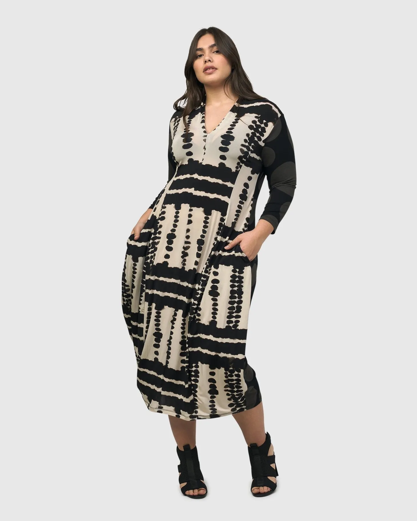 Women Alembika Chicha Cocoon Dress, Savanna