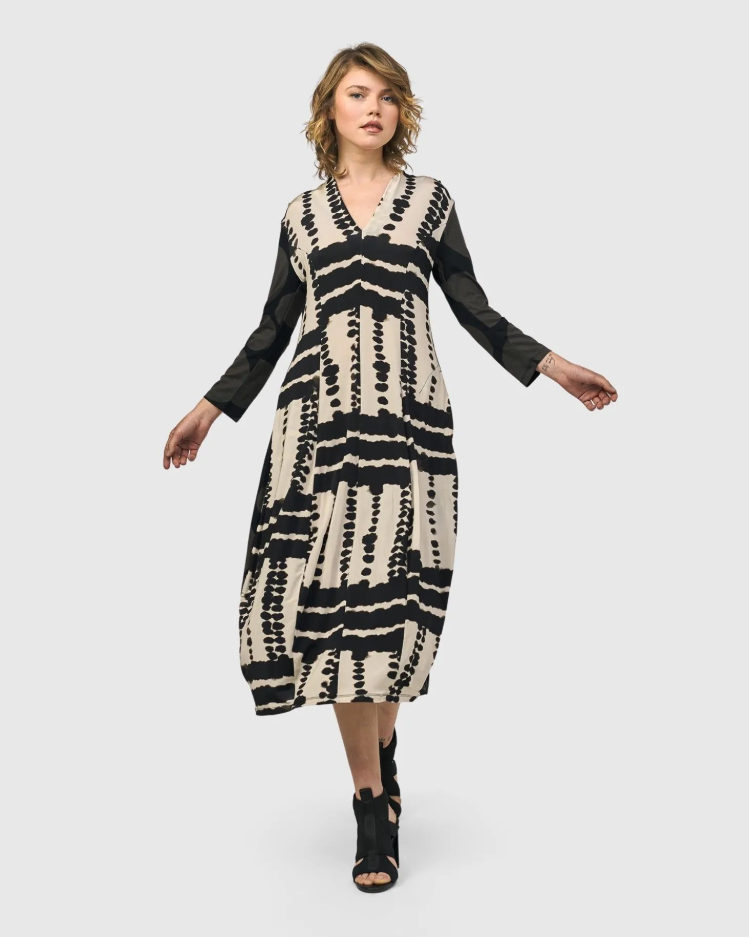 Women Alembika Chicha Cocoon Dress, Savanna