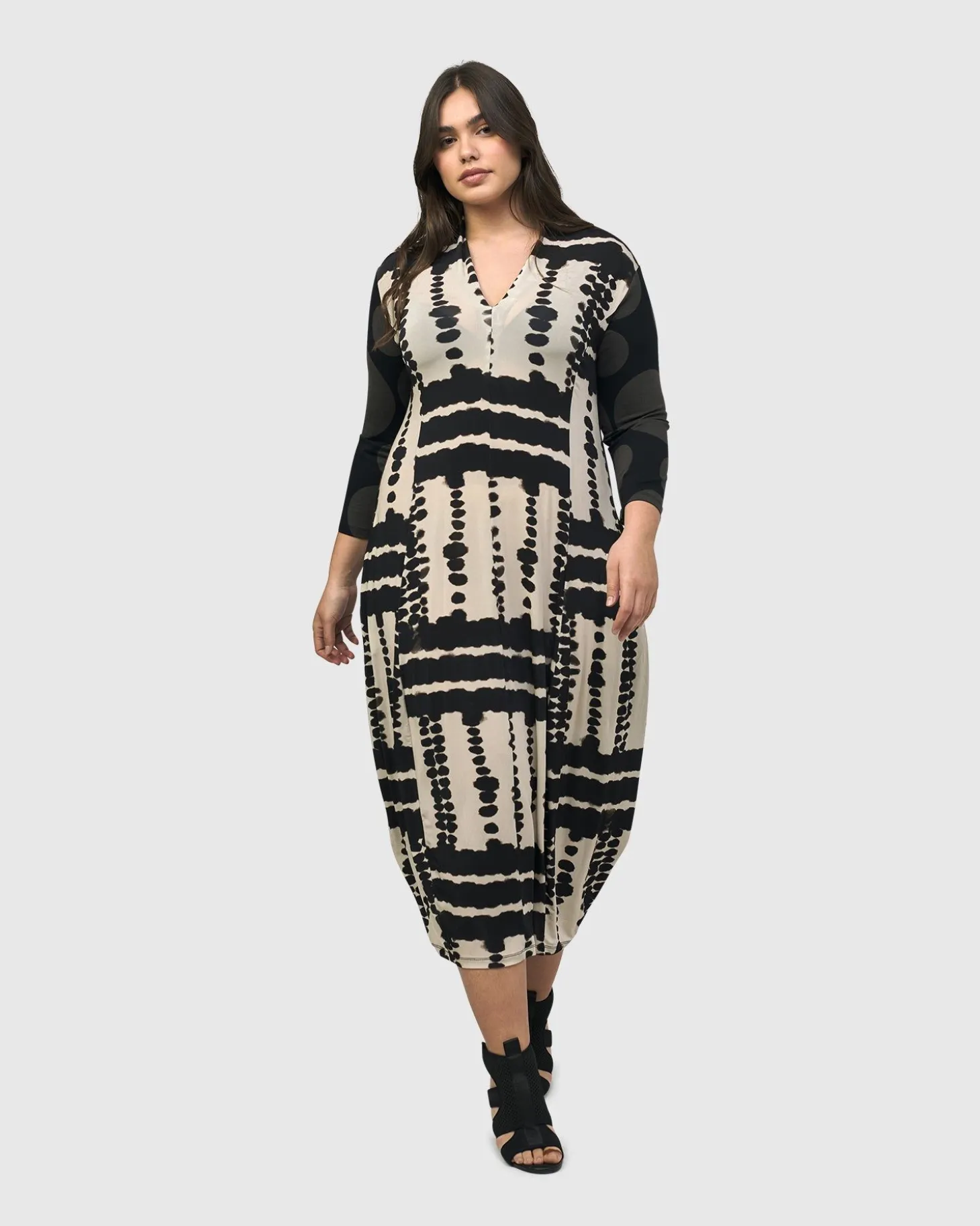 Women Alembika Chicha Cocoon Dress, Savanna