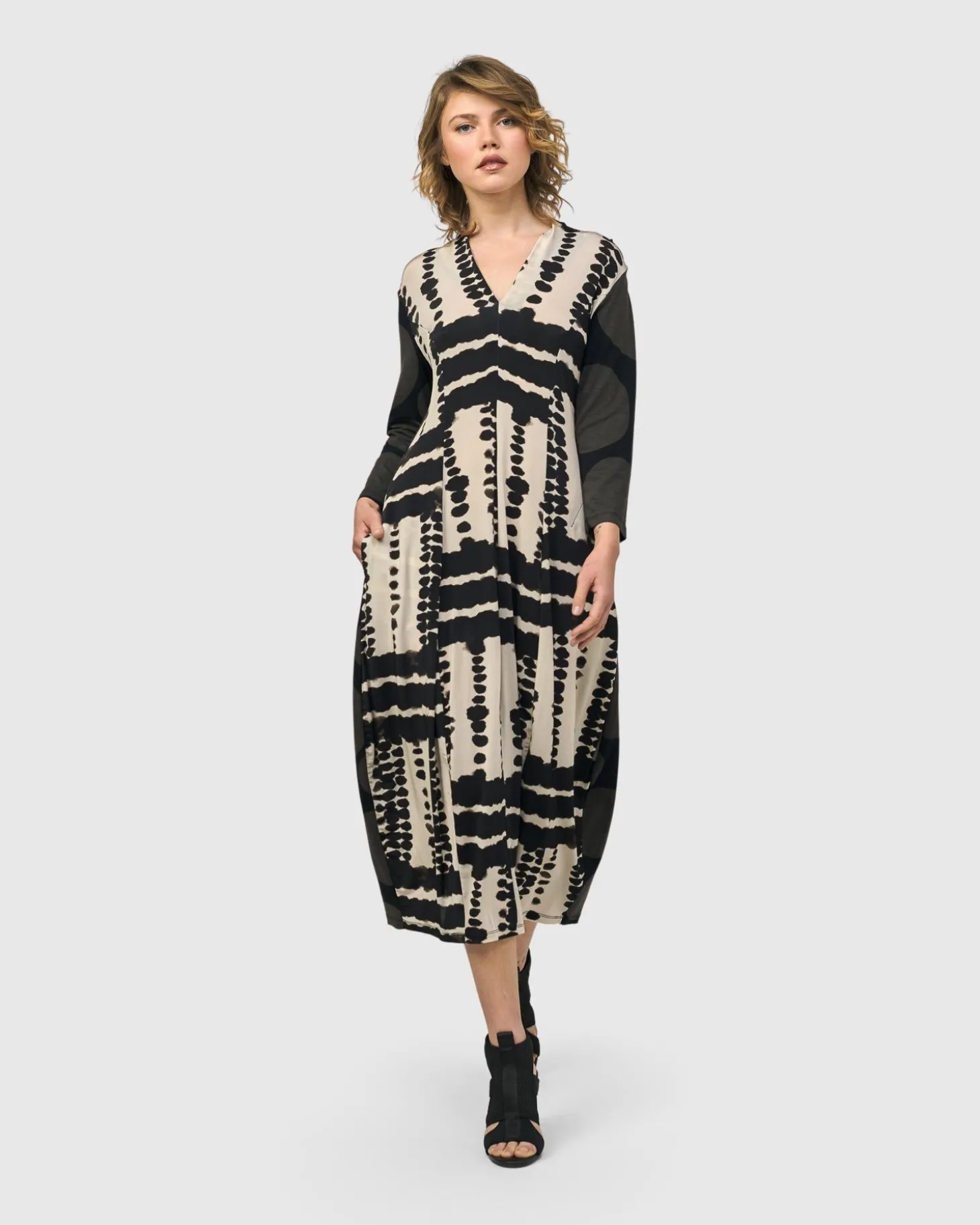 Women Alembika Chicha Cocoon Dress, Savanna