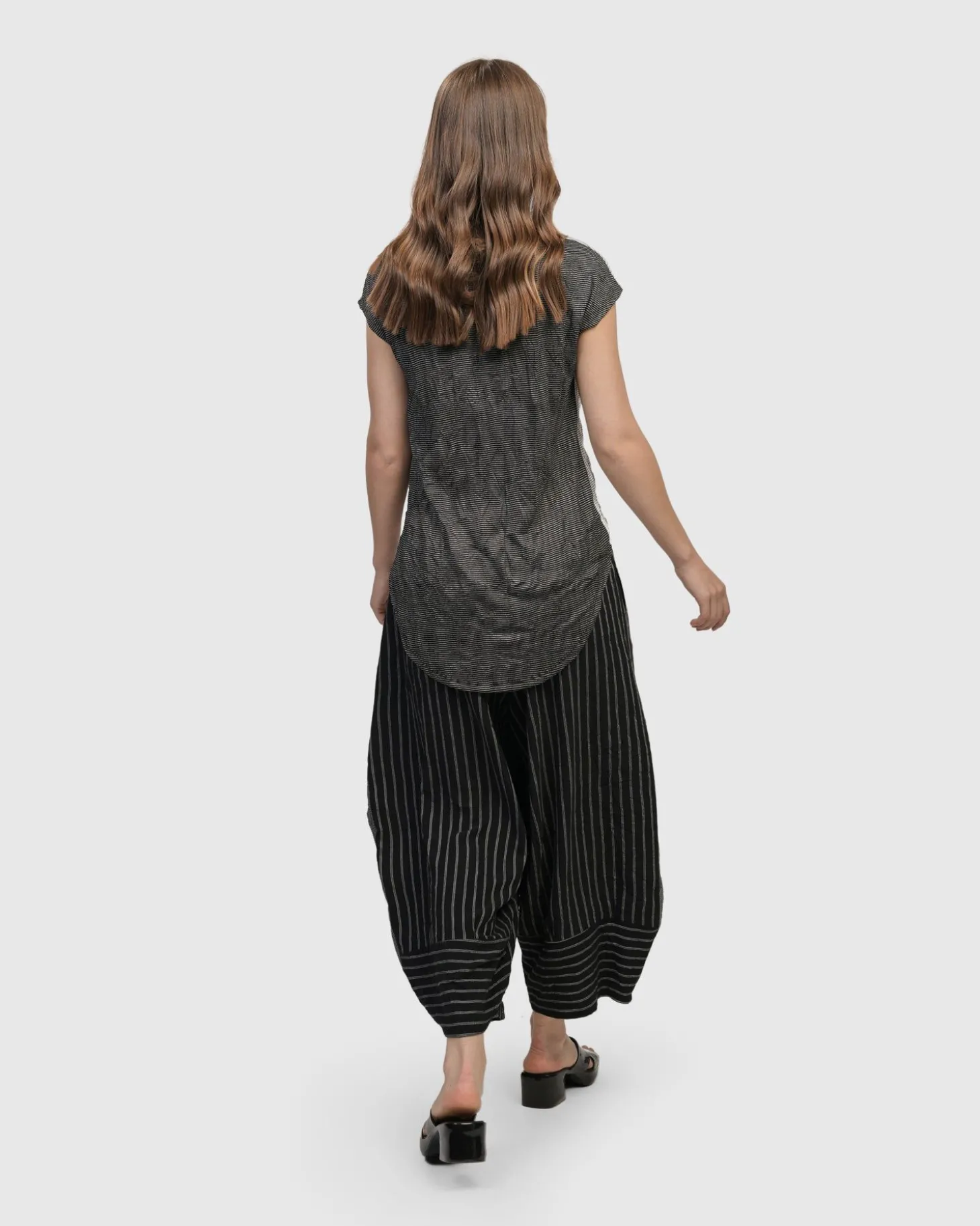 Women Alembika Circe Weekend Tee, Stripes