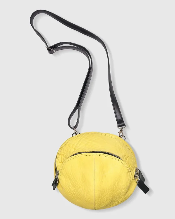 Women Alembika Circle Canteen Bag, Yellow