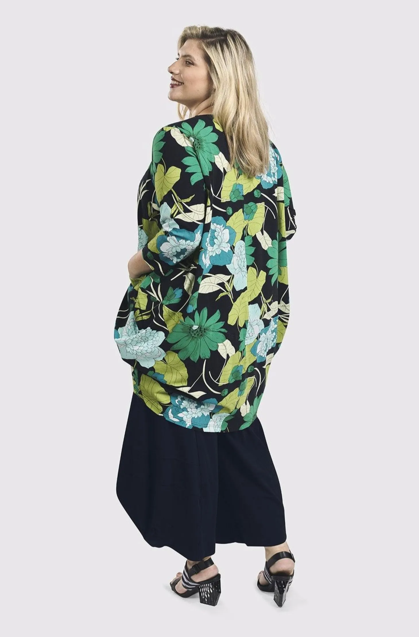 Women Alembika Cocoon Tunic Top, Floral