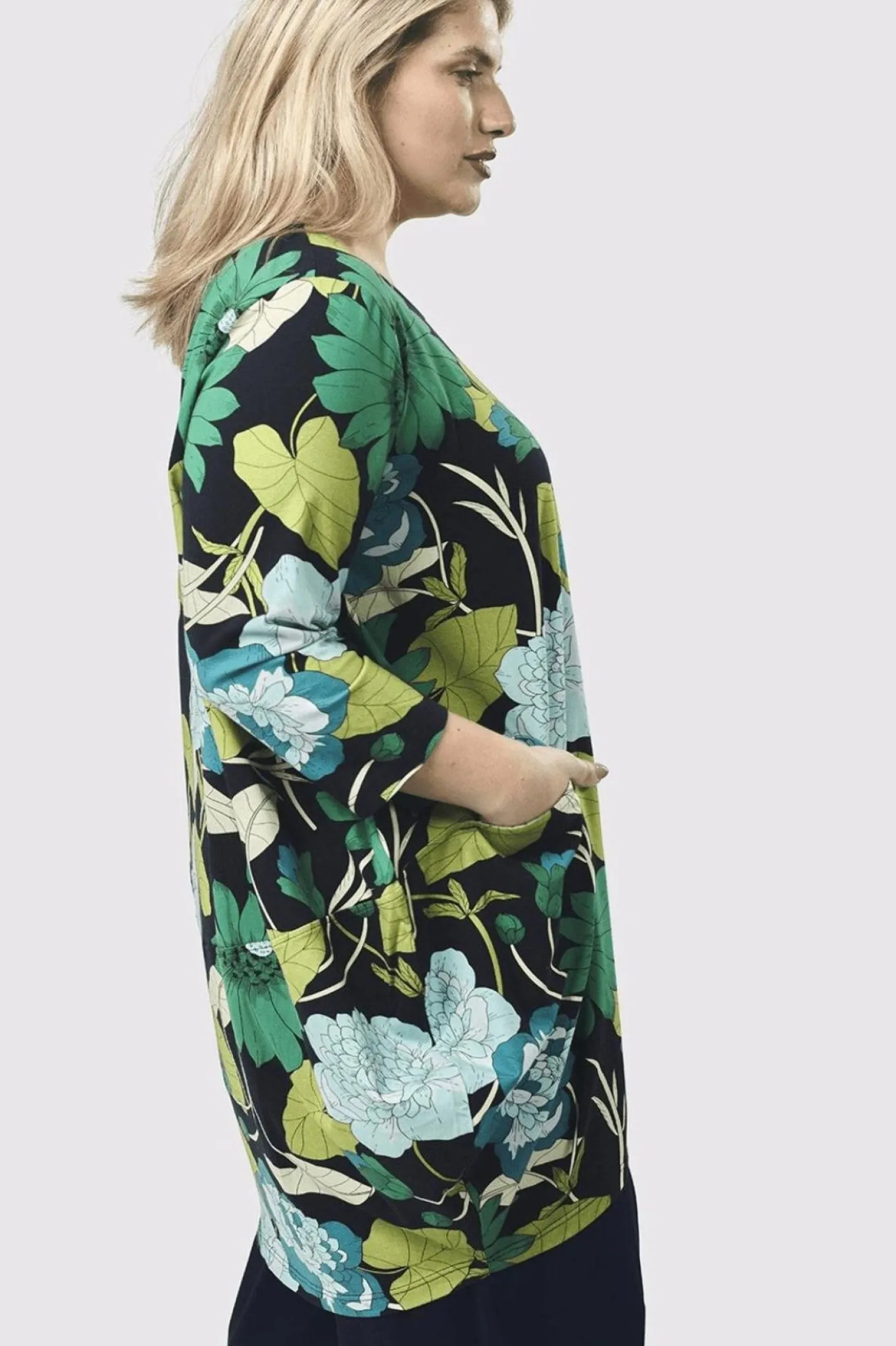 Women Alembika Cocoon Tunic Top, Floral