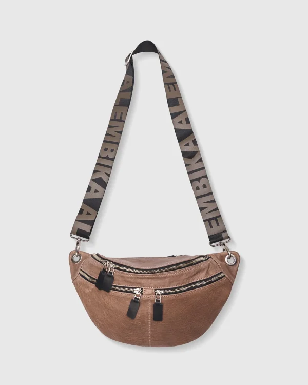 Women Alembika Crossbody Sling Bag, Wood