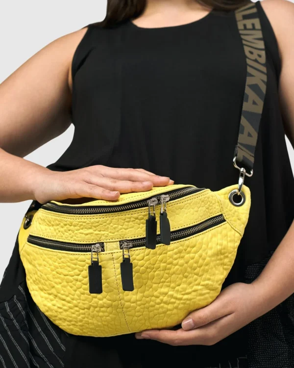 Women Alembika Crossbody Sling Bag, Yellow