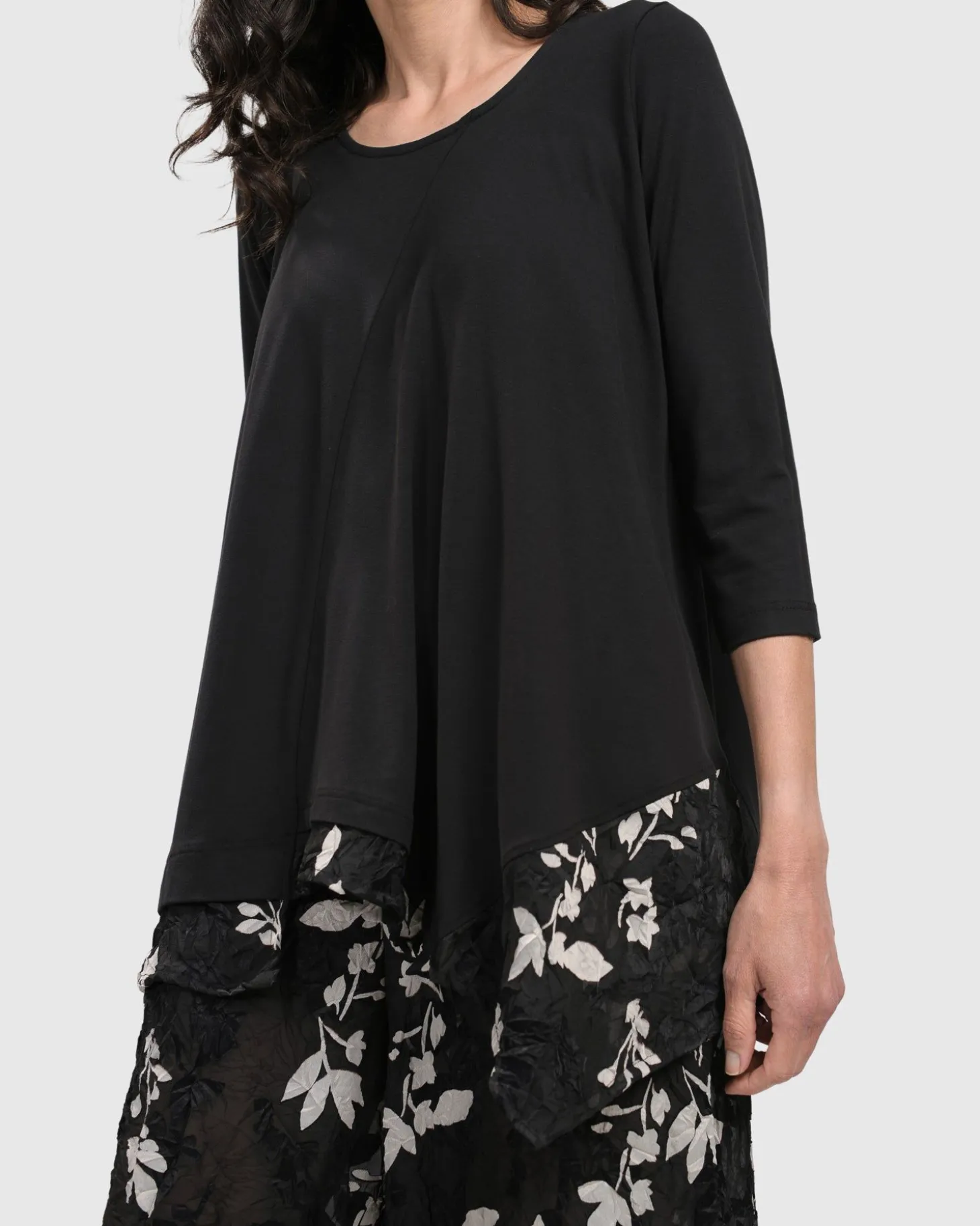 Women Alembika Cultured Club Knit Top, Leaves