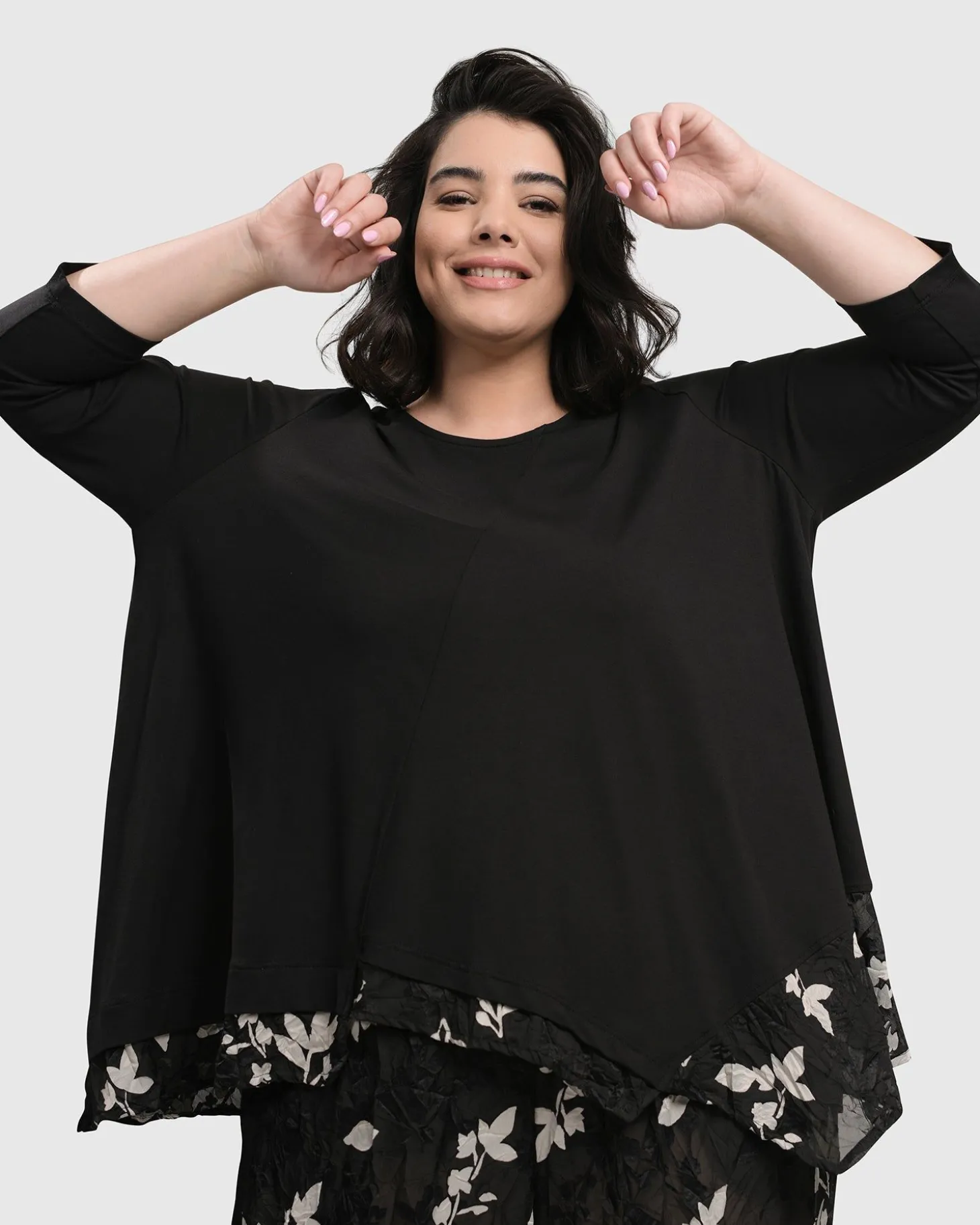 Women Alembika Cultured Club Knit Top, Leaves