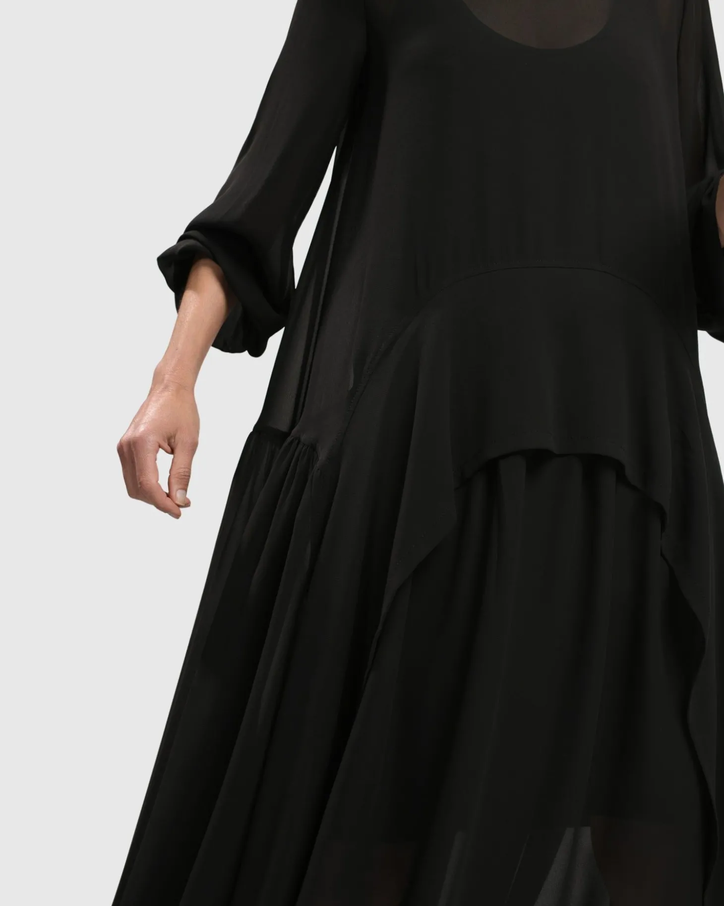 Women Alembika Cultured Club Popover Dress, Black